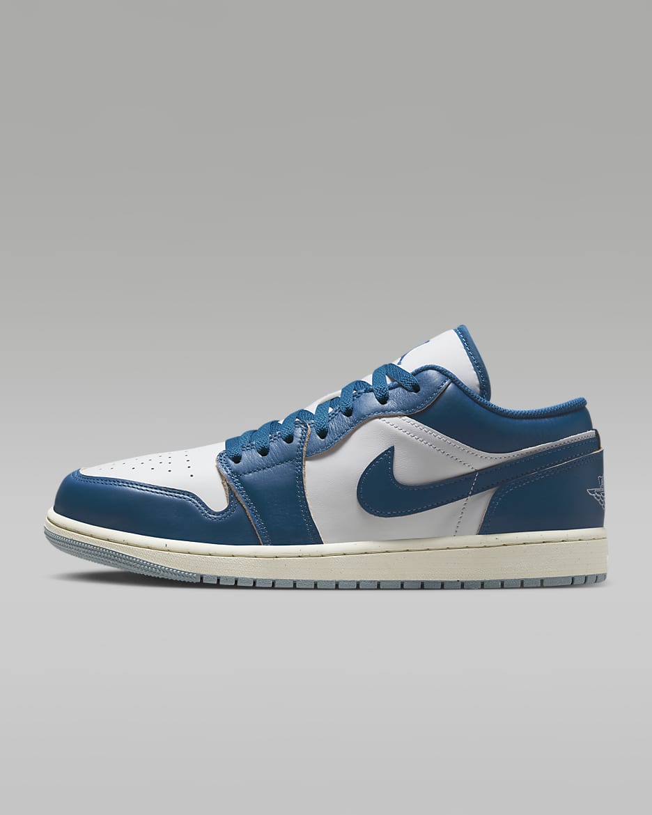 Blue and gray jordans cheap
